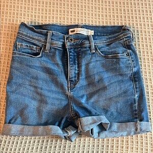 Levi's Blue Jean Shorts for Women